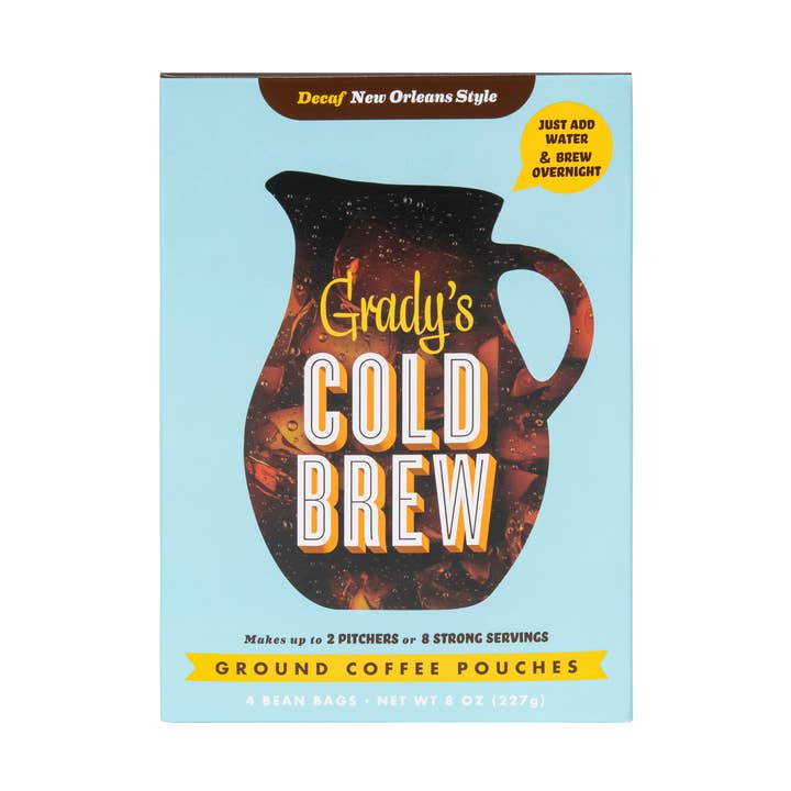 Decaf Bean Bag Box for wholesale by Grady's Cold Brew