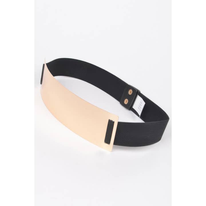 CC Wholesale Clothing - Wholesale Belt - Women's - Metal Plate Elastic Belt1