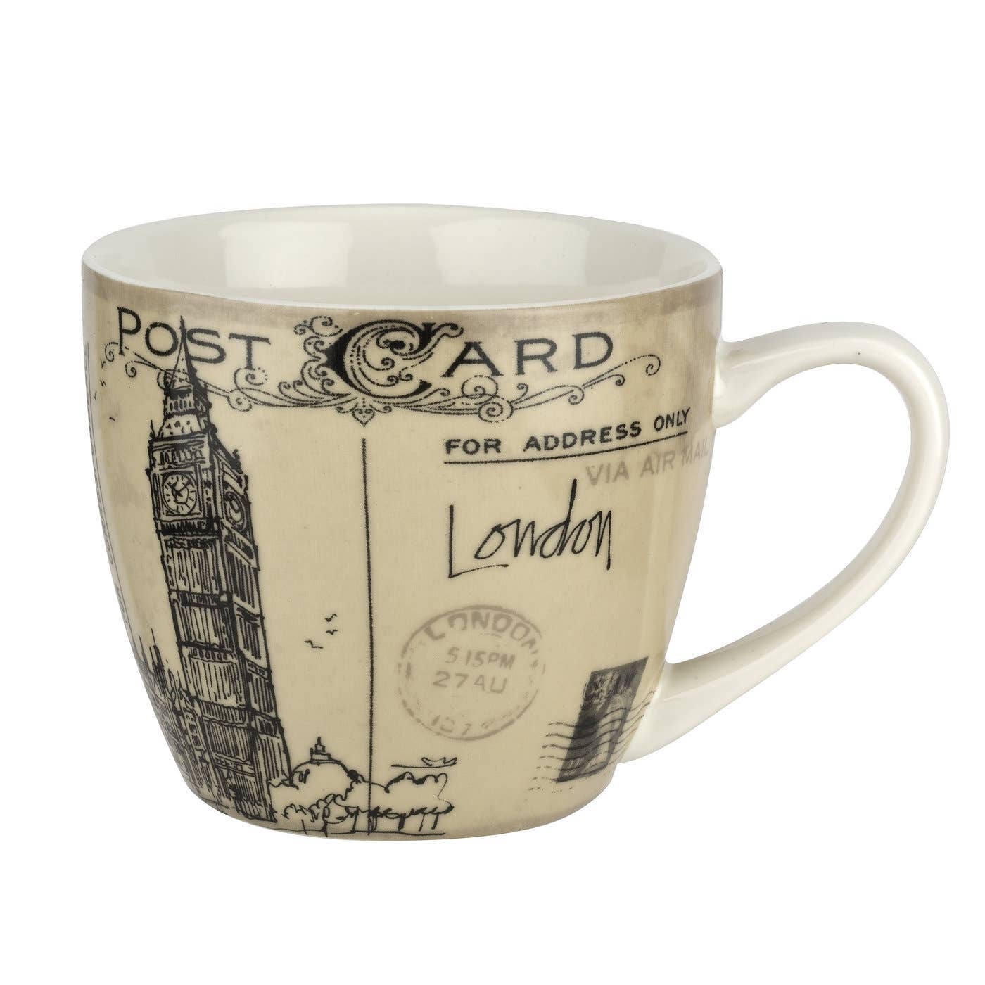Portmeirion, Spode, Pimpernel, Nacthmann, Wrendale Designs - Wholesale Coffee Mug - Pimpernel Postcard Sketches 16 oz Mug Set of 40