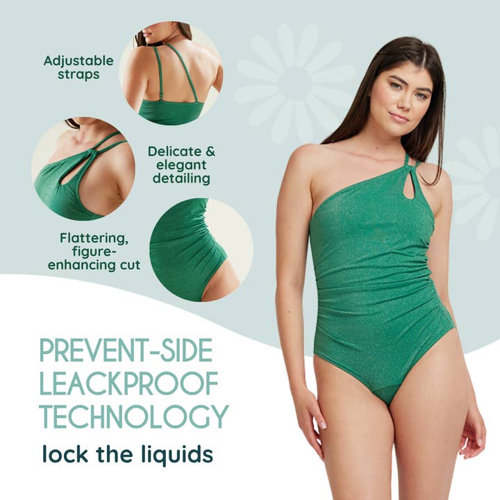 FEMIEKO GROUP SRL - Wholesale Period underwear – Women’s - Eva Reusable Menstrual Swimsuit – Moderate Absorption2