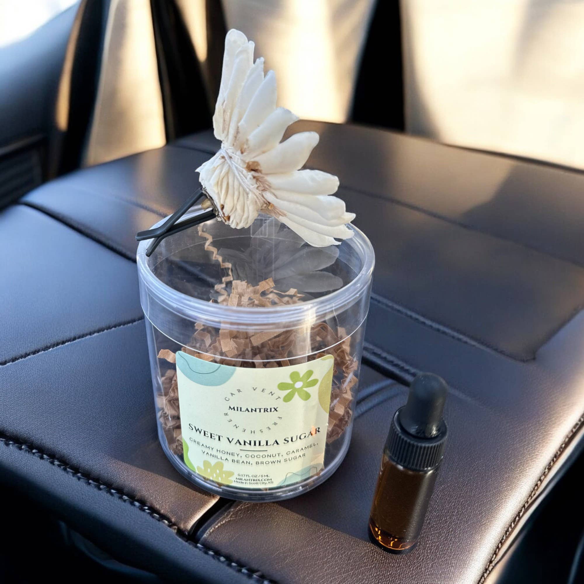 Milantrix - Wholesale Car Freshener - Unisex - Car Freshener Vent Clip & Cashmere Breeze Refreshing Oil 6