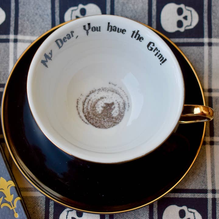 All Little Cute Things - Wholesale Coffee/Tea Cup - My Dear You Have the Grim. Wizard Tea Leaf Reading Tea Cup3