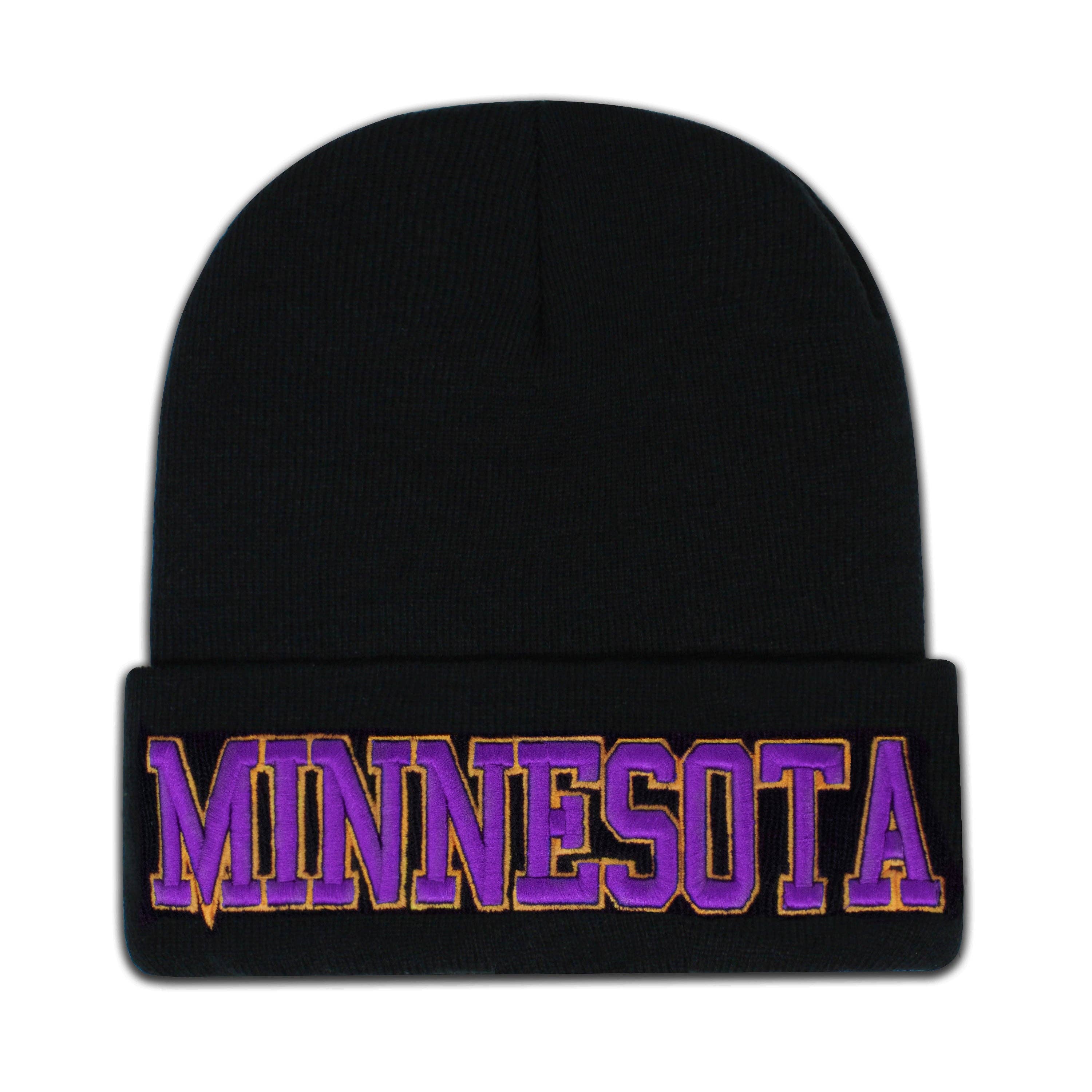 ChoKoLids - Vente Bonnet – unisexe - Bonnets noirs en tricot brodé 3D Football Sports Team City20