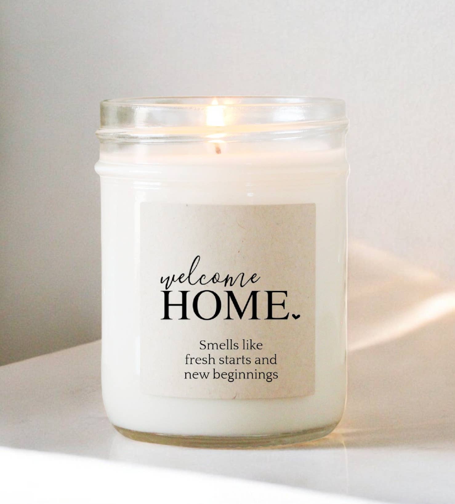 THE DANCING WICK CANDLES - Wholesale Jar/Filled Candle - Welcome Home Candle | New Home Gift