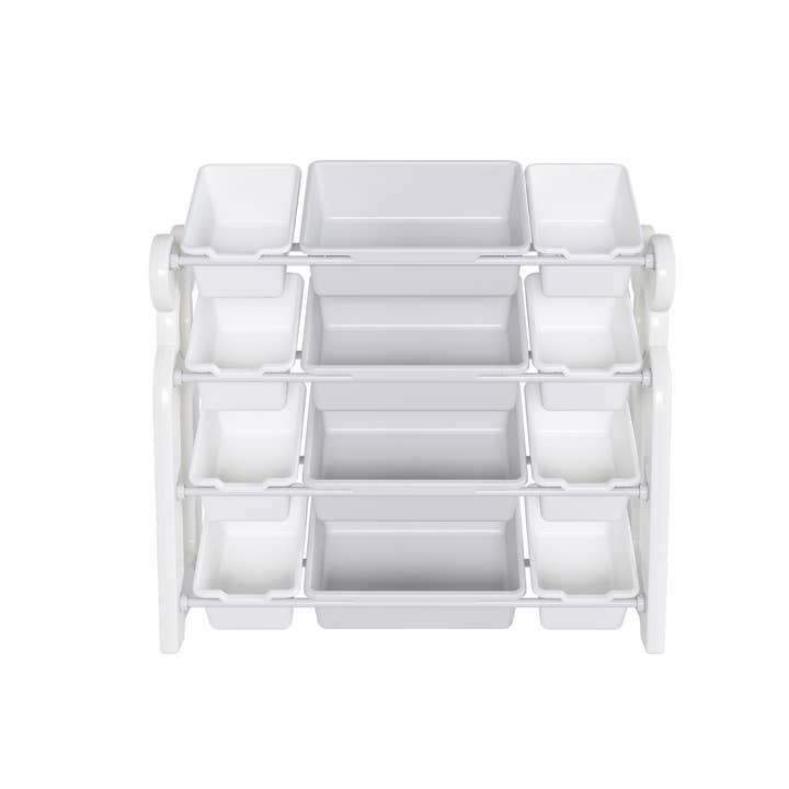 39F Inc. - Wholesale Toy Storage Box - Kids & Baby - Kids Toy Storage Organizer HDPE Shelf and 12 Bins Playroom8