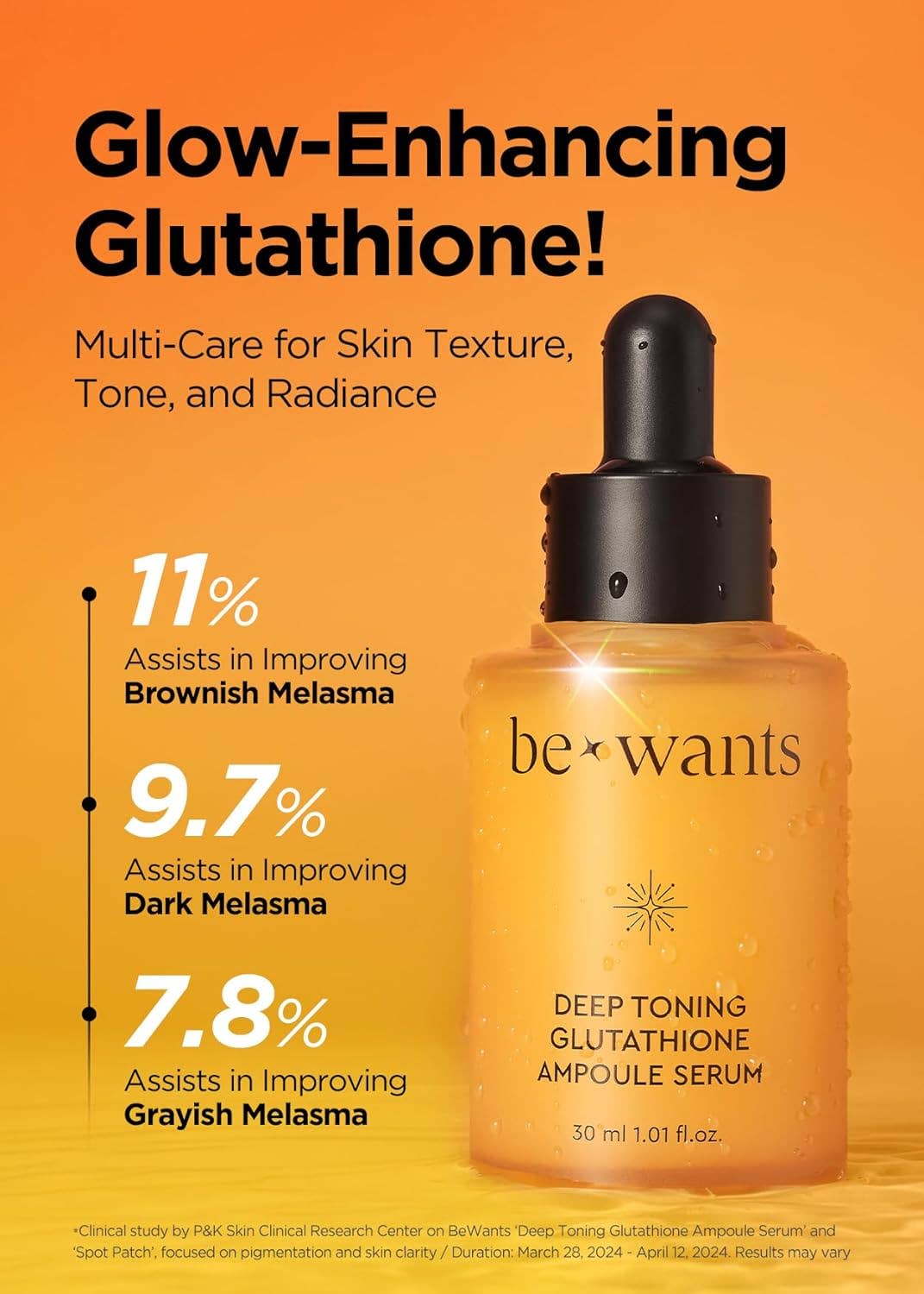 Glowiss - Venta al por mayor Sérum facial - BEWANTS suero ampolla de glutatión para tono profundo 30 ml (1,01 fl. oz.)1