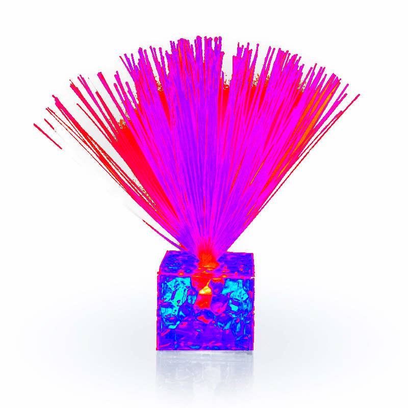 Blinkee.com, LLC – wholesale Decorative tabletop object – Fiber Optic Centerpiece with Small Clear Color Changing Base0