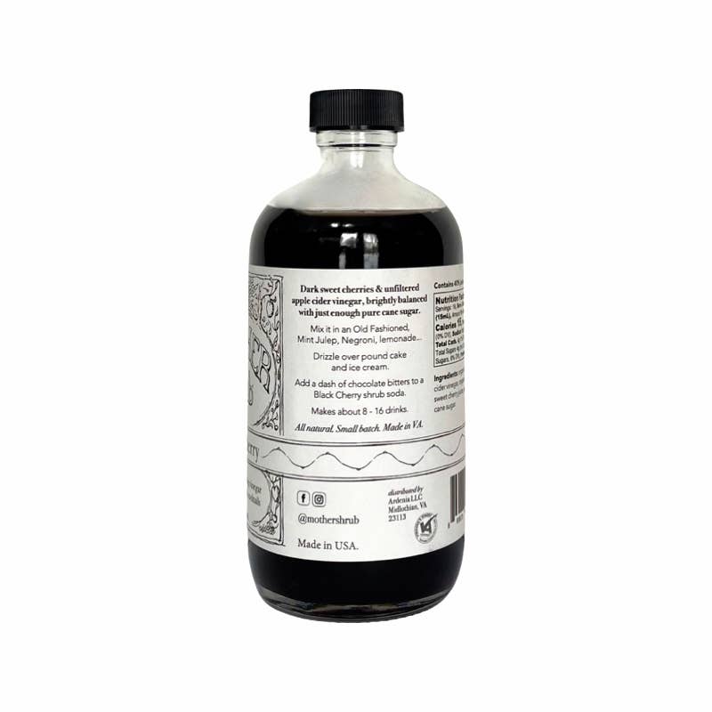 MOTHER shrub - Wholesale Cocktail Mix/Syrup - MOTHER shrub Black Cherry6