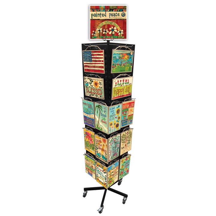 1 - Cartelli della pace dipinti raffiguranti l'opera d'arte per la vendita all'ingrosso da parte di SJT Enterprises, Inc.