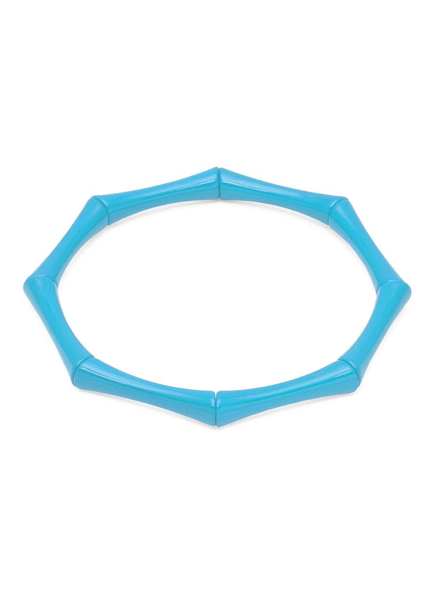 ZENZII Jewelry - Wholesale Link & Chain Bracelet - Enamel Bamboo-Style Stretch Bracelet0