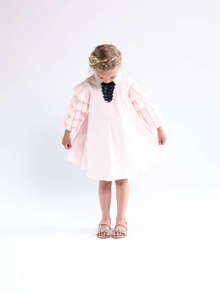 Aisabobo - Wholesale Dress - Kids - Ava dress (pink)2