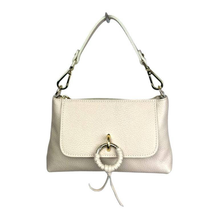 Chenson & Gorett - Wholesale Top Handle Bag - Women's - Leather Handbag with Shoulder Strap and Decorative Front8