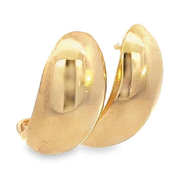 Oval Dome Shape Stud Earrings(K157A) for wholesale by MIA Jewelry