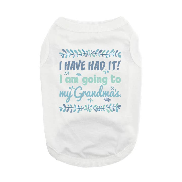 Going to Grandma's - Dog Shirt for wholesale by Fun Dog Shirts