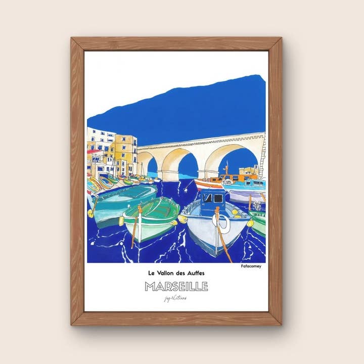 JOG | Maison d’éditions - Wholesale Art Print - Poster - The Vallon des Auffes Bridge - FafaComey3
