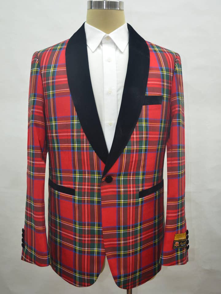 Red Dinner Jacket - Mens Red Dinner Jacket for wholesale by Alberto Nardoni