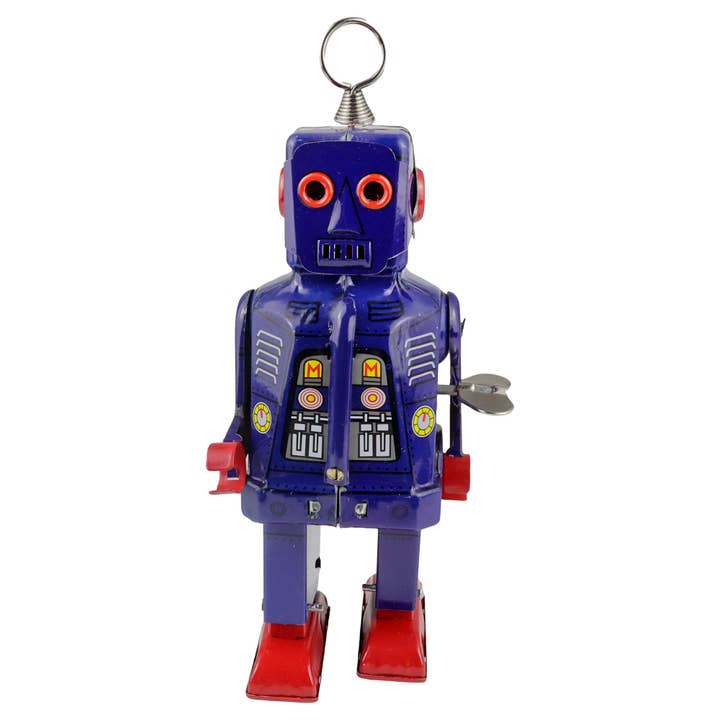 Robot ruimterobot blauw blikrobot voor wholesale door Tribal Trade GmbH