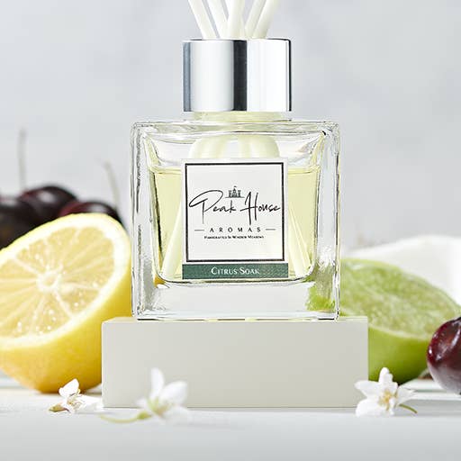 Citrus Soak rietdiffuser voor wholesale door Peak House Aromas