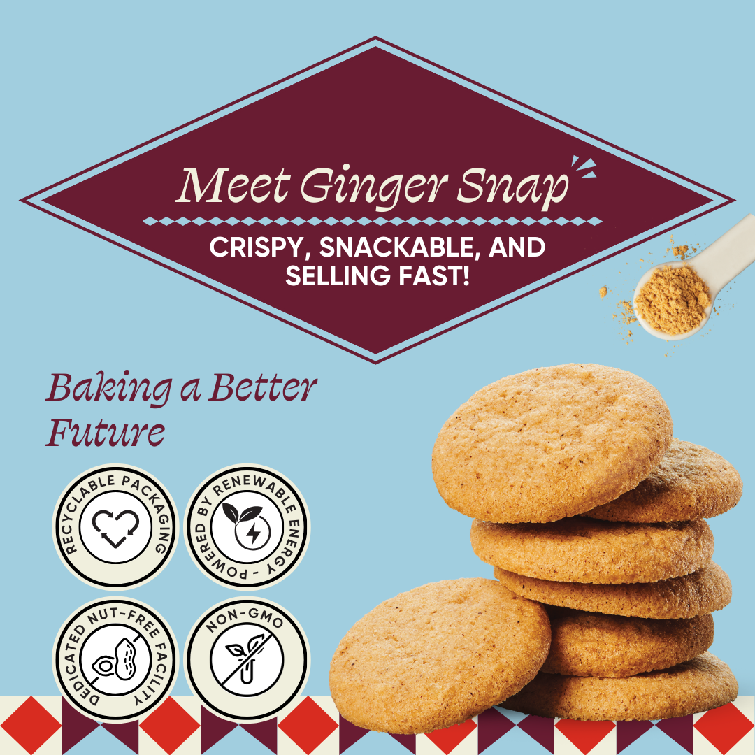 Fancypants Baking Co. - Wholesale Cookie - Ginger Snap Cookies | Premium Snacks | 12 pack | 5oz3