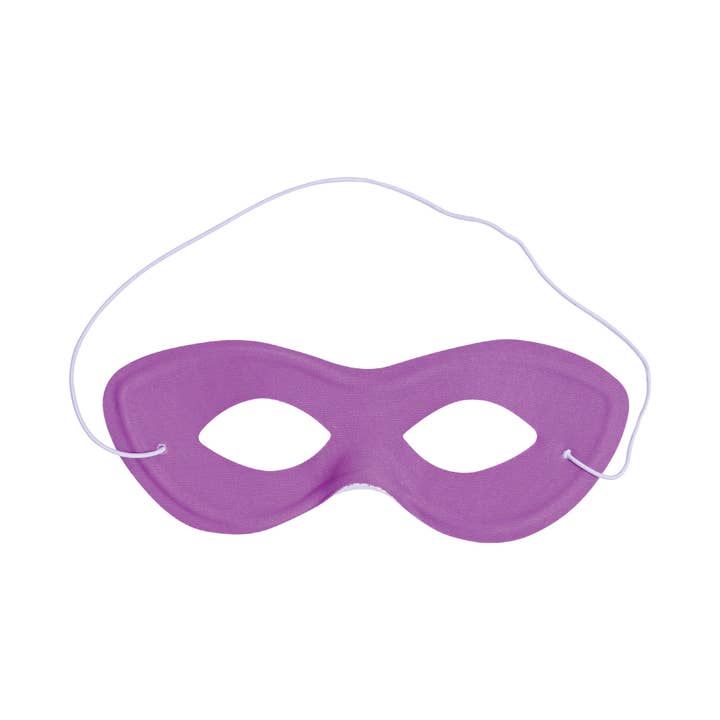 Purple Fabric Hero Mask, One Size Fits Most for wholesale by Beistle
