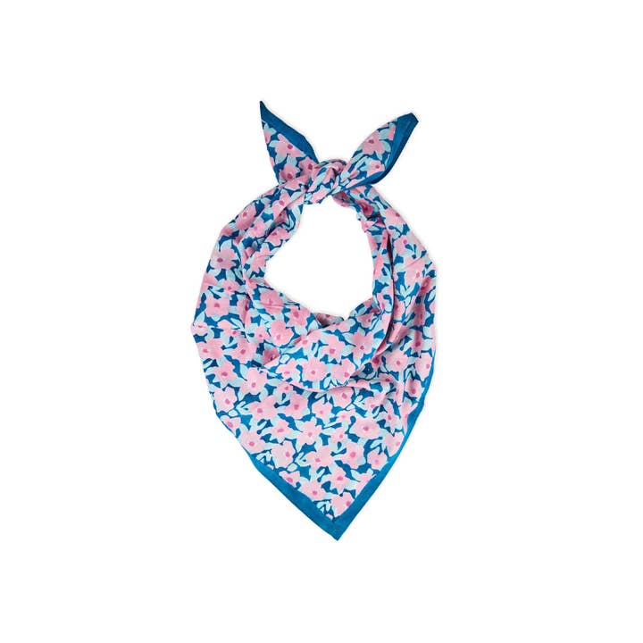 Bindi Atelier - Wholesale Head Scarf - Women's - Adult Scarf in Blockprint Cotton - Posy2