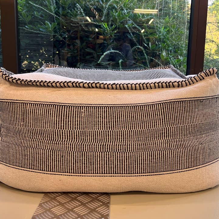 Relax Cushion Azure XL - Anthracite Cream for wholesale by Carpet Scene