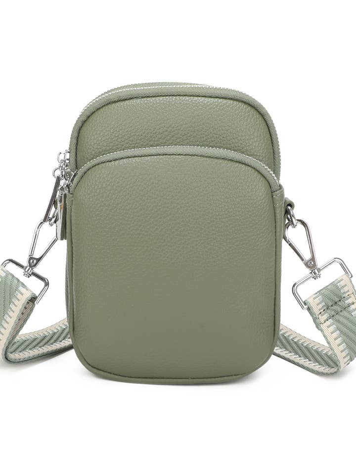 Sac Bandoulière Pochette Téléphone Petit Sac Vertical Mini Pochette pour la vente par Ellas Trading