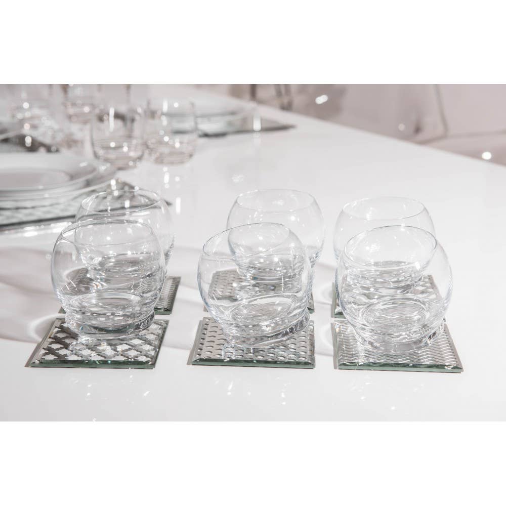 AULICA - Vendita all'ingrosso Bicchieri da cocktail/superalcolici - Set da 6 bicchieri trasparenti da 390 ml2