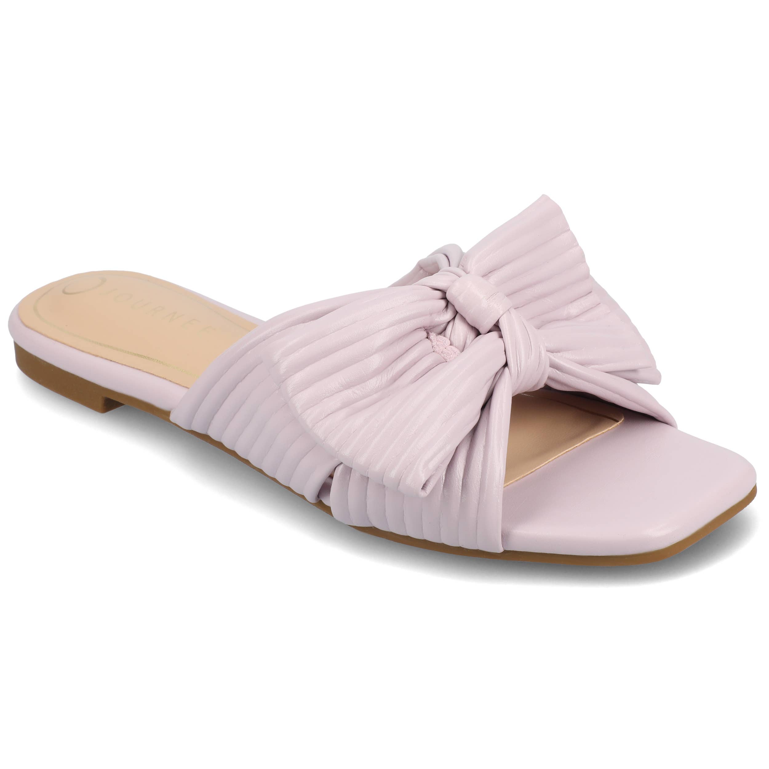 Journee - Wholesale Sandals - Women's - Serlina Pleated Slide Sandals In Foil16