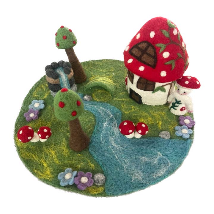 Batik Boutique - Wholesale Toy set – Kids - Mushroom Cottage Playscape1