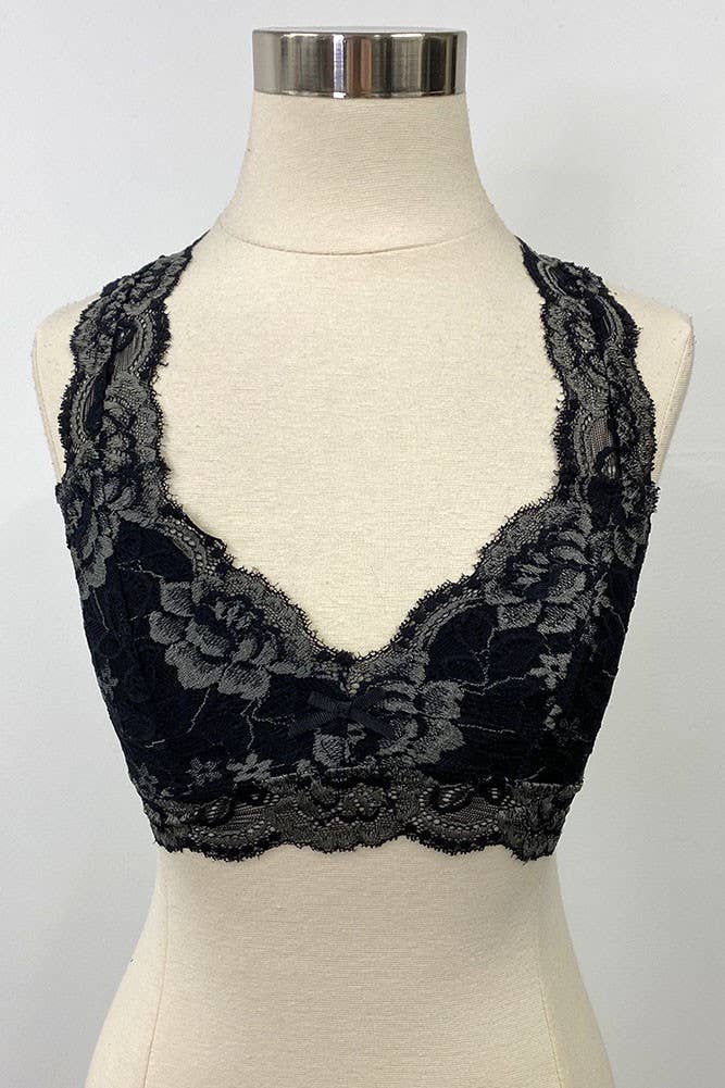 Hana - Wholesale Bralette - Women's - Soft Lining Lace Bralette (6pc)0