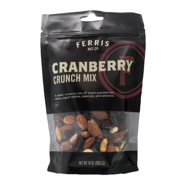 Cranberry Crunch Mix (Roasted Salted) 10 oz. for wholesale by Ferris Coffee & Nut Co.