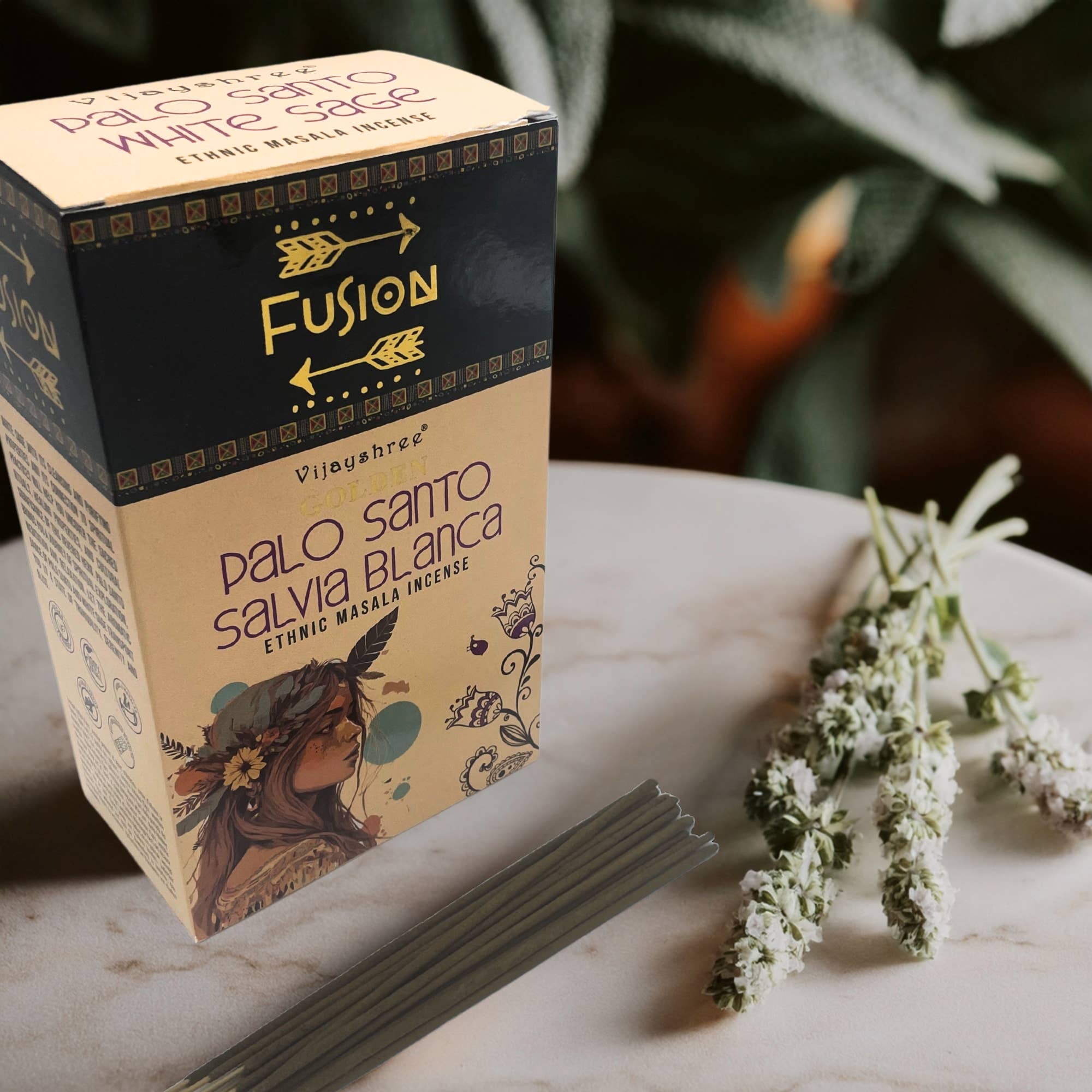 AW Artisan – Engroshandel Røgelse – Guld Palo Santo-røgelse og Hvid Salvie - 15g2