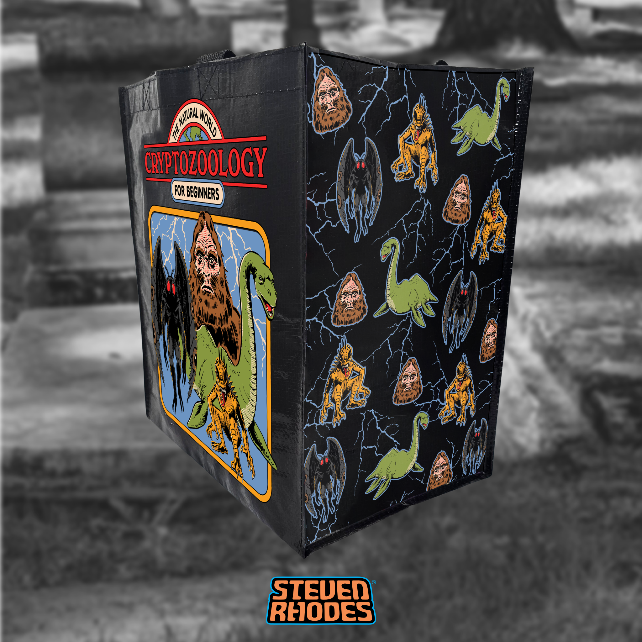 Snark Totes - Wholesale Grocery/Shopping Bag - Cryptozoology for Beginners Grocery Tote1