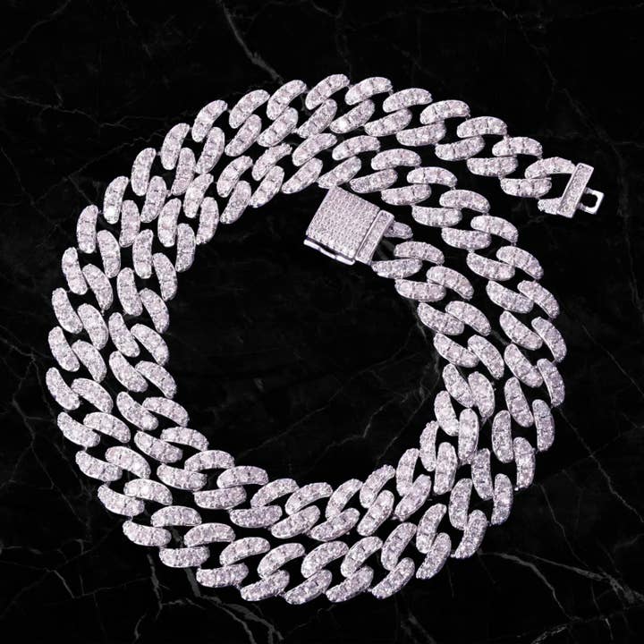 Drip Culture - Wholesale Link & Chain Necklace - 10mm 18k Gold Diamond Miami Cuban Link Chain