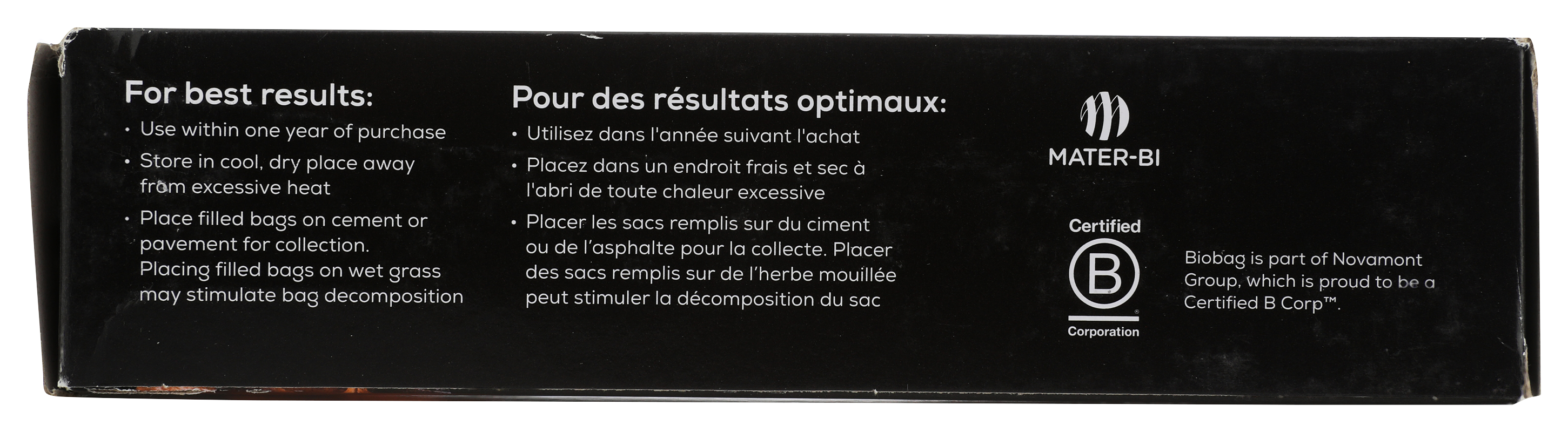 BioBag America Inc - Vendita all'ingrosso Attrezzi da giardino - Borsa normale BioBag 100% Lawn & Leaf da 10 ct (120 in totale)4