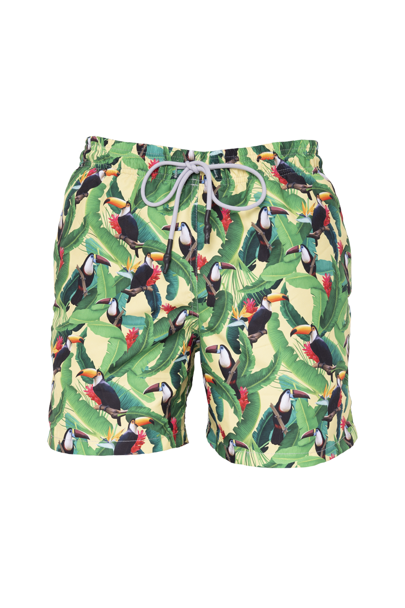 Steam Beachwear - Wholesale Swim Shorts - Men's - Toucan Yellow0