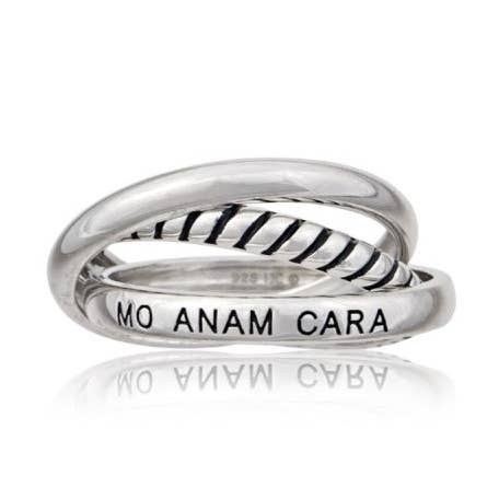 Mo Anam Cara Trinity Band for wholesale by The Irish Jewelry Company
