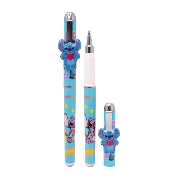PINEAPPLE Beauty - Wholesale Pen - UPD 84873MZ Disney Stitch Character Metal Clip Pen - 24