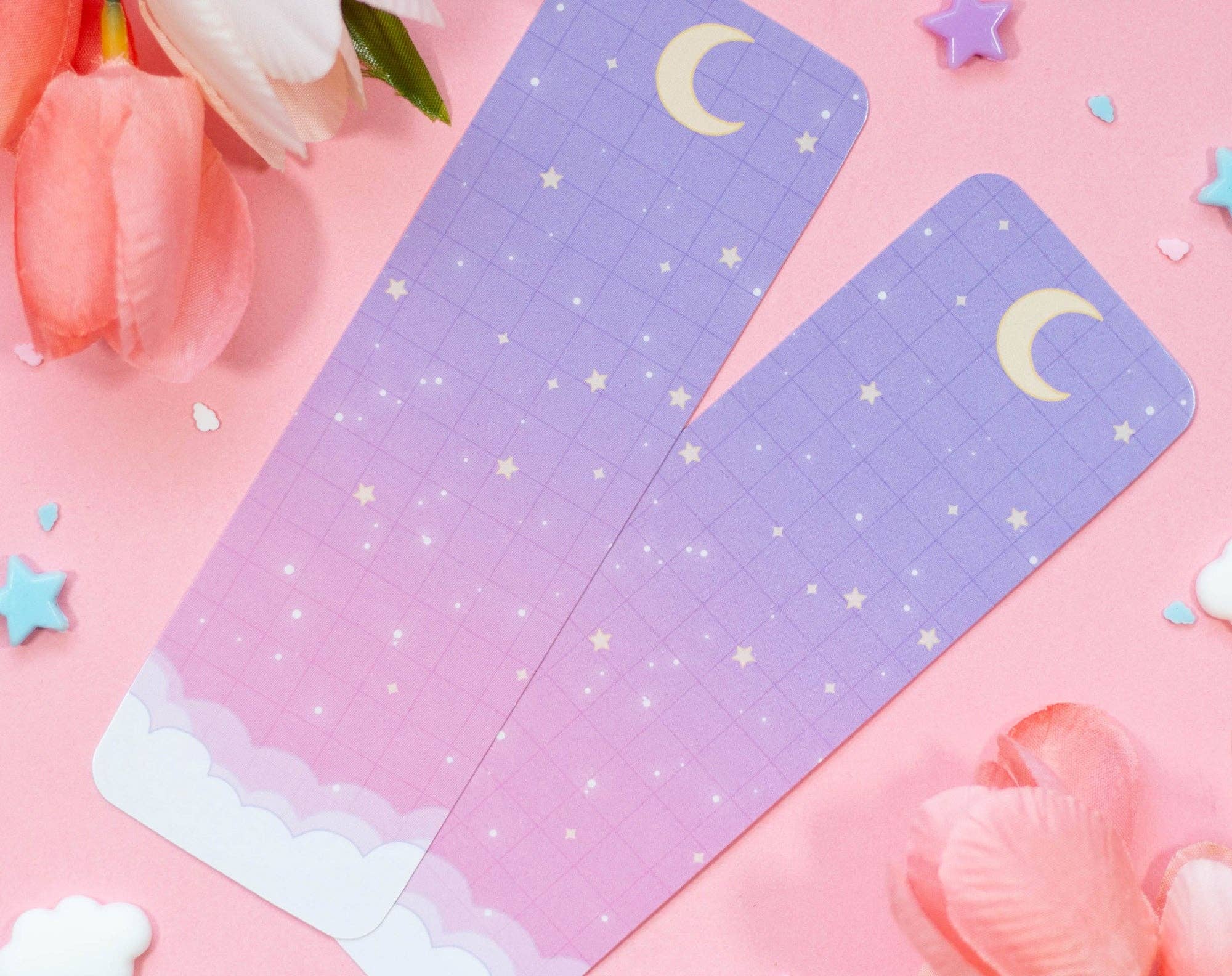 Unicorn Eclipse - Wholesale Bookmark - Starry Clouds Bookmark2