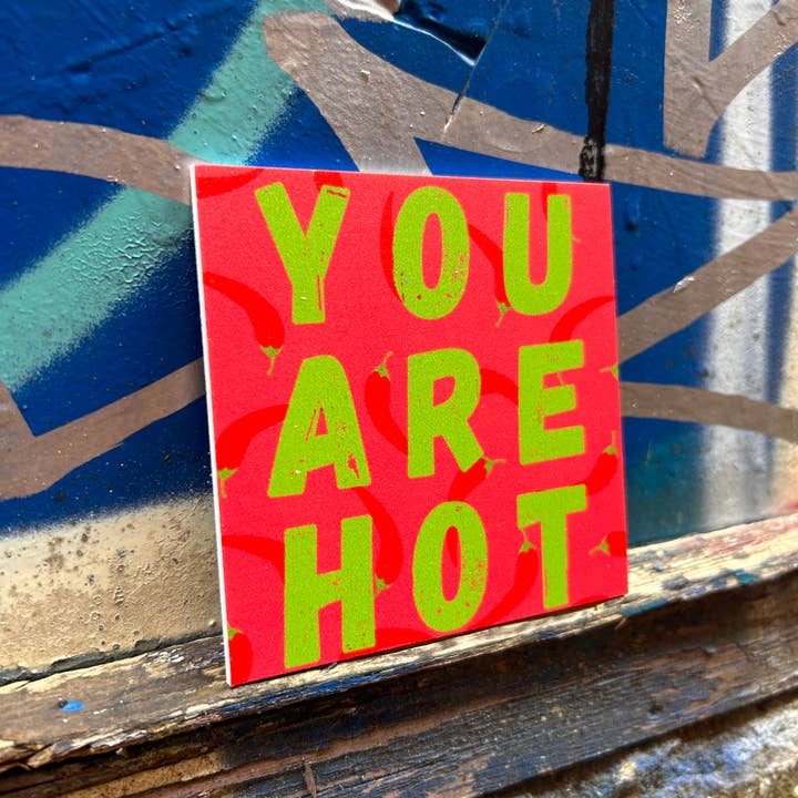 Forex tile 10x10cm - YOU RE HOT - #101030007 for wholesale by Lourens Exclusive