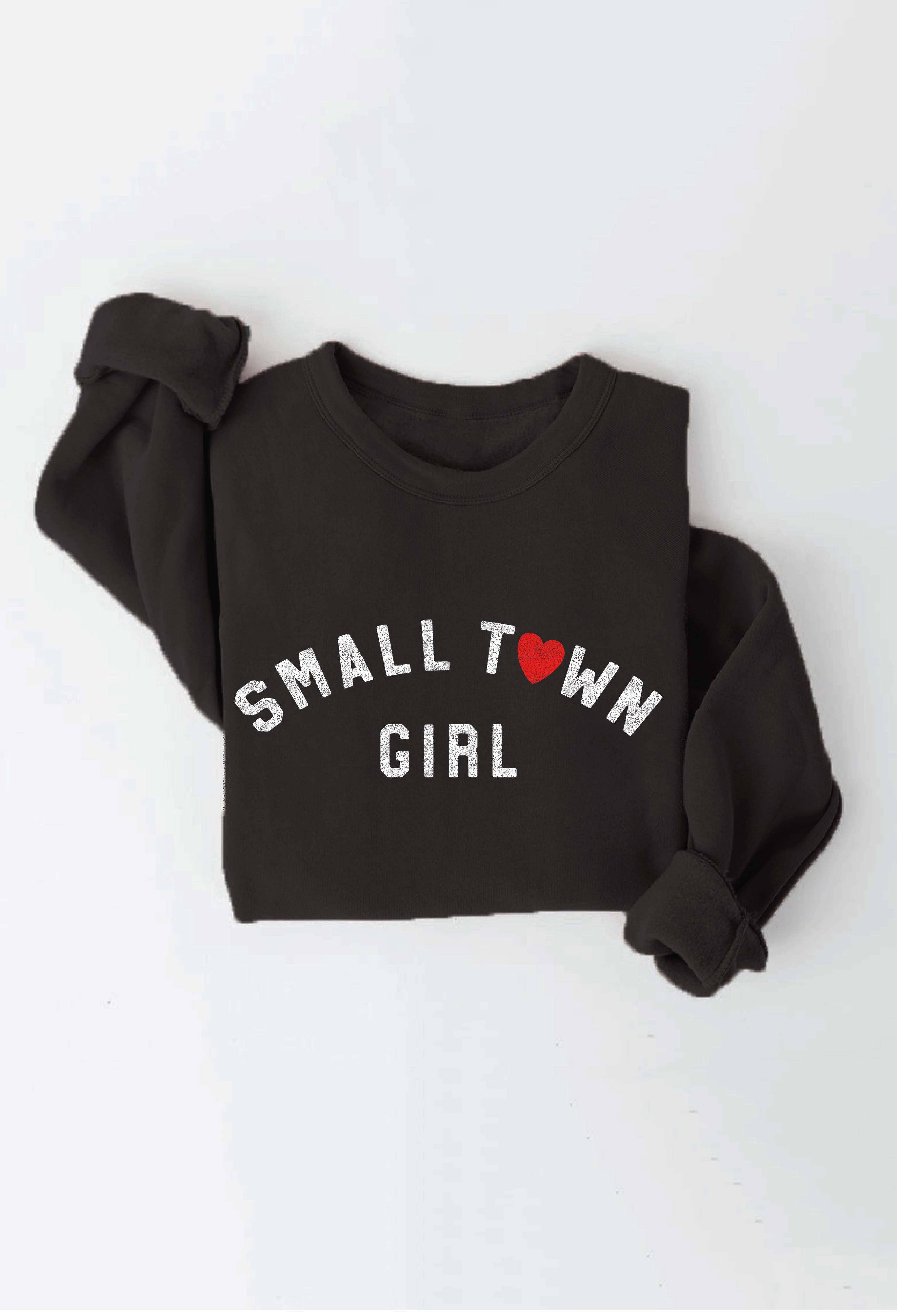 OAT COLLECTIVE - Wholesale Graphic Sweatshirt - Women's - SMALL TOWN GIRL Graphic Sweatshirt0