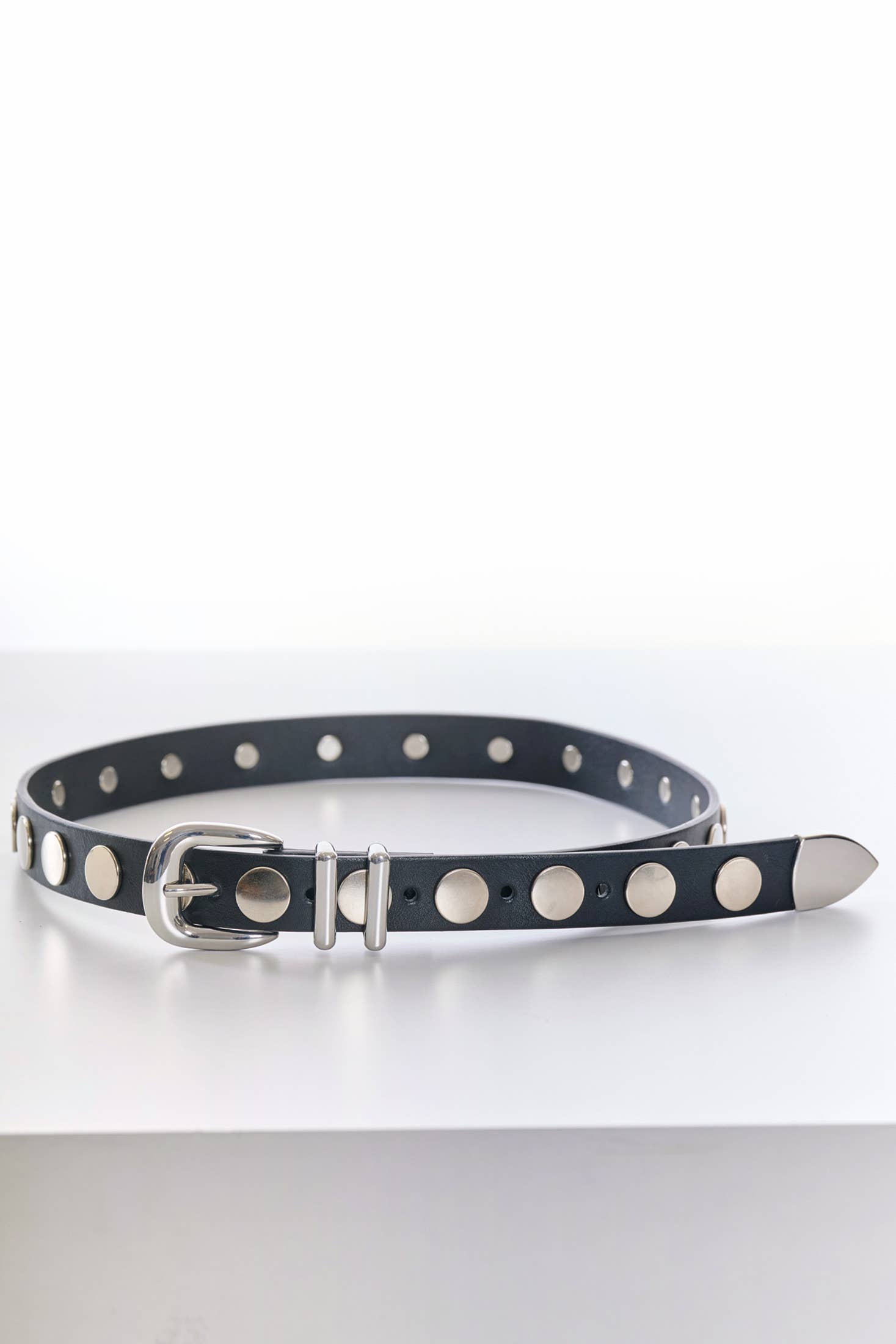 BLACK Women's Belt  [FBL012-409-10] for wholesale on Faire1