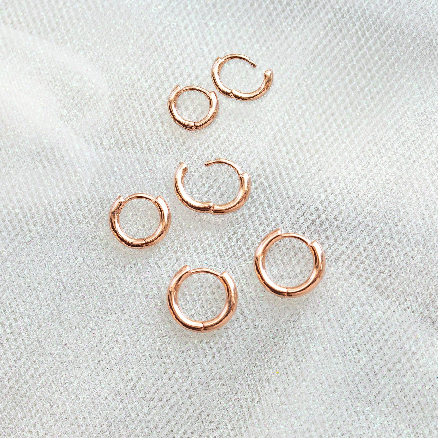 Girls Crew - Wholesale Jewelry Set - Angel City Hoop Set7