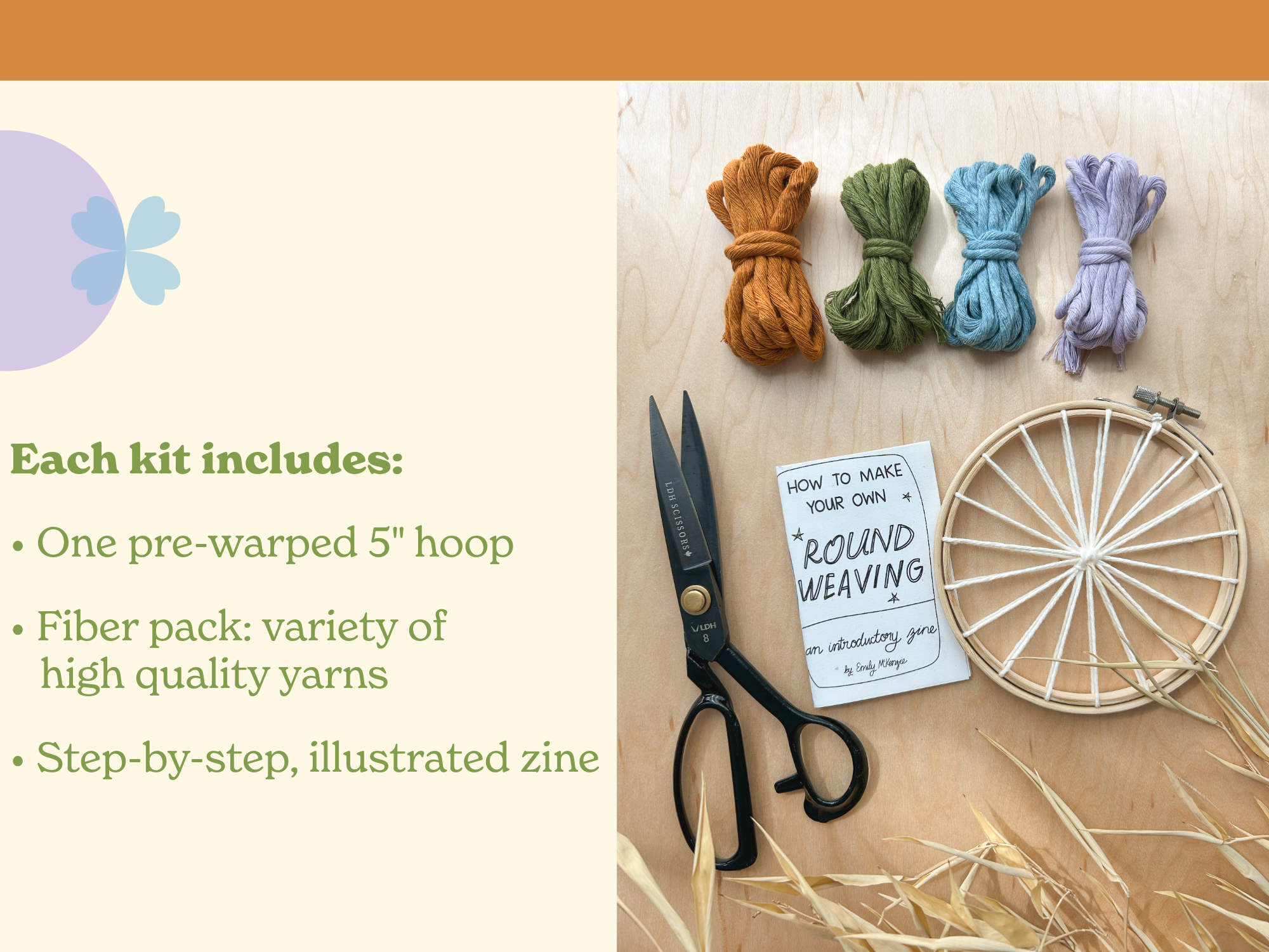 Euca Design - Wholesale DIY Craft Kit - DIY Round Weaving Kit | Beginner Friendly1