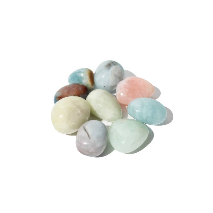 Stonebridge Imports - Wholesale Spiritual Stone/Crystal - Morganite and Aquamarine Tumbled Stones1