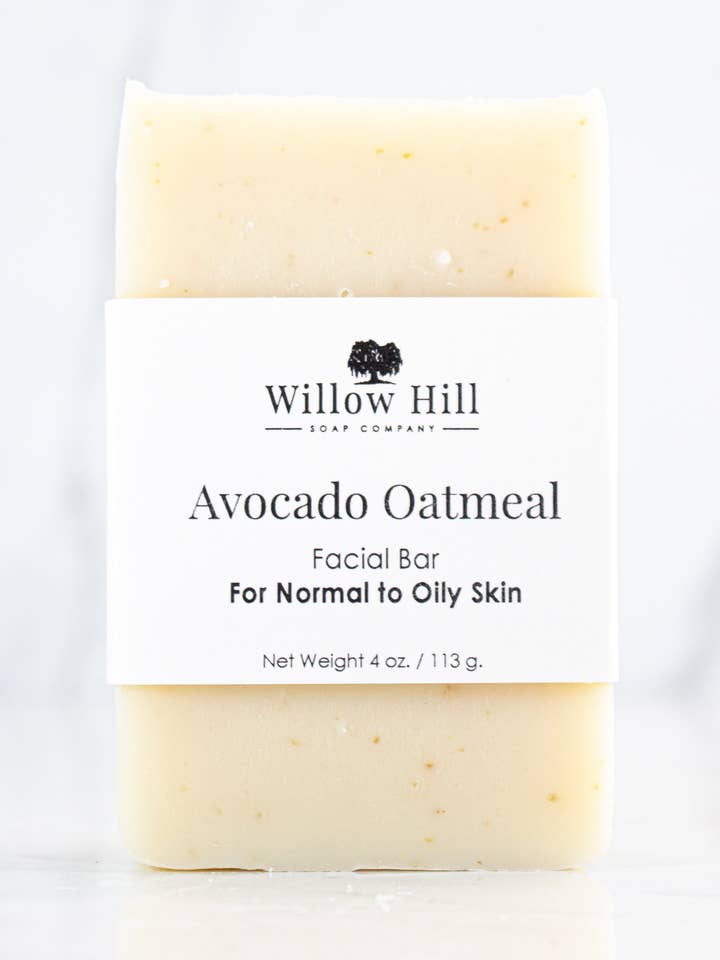Avokado Havremjöl Ansiktsbar för wholesale av Willow Hill Soap Company