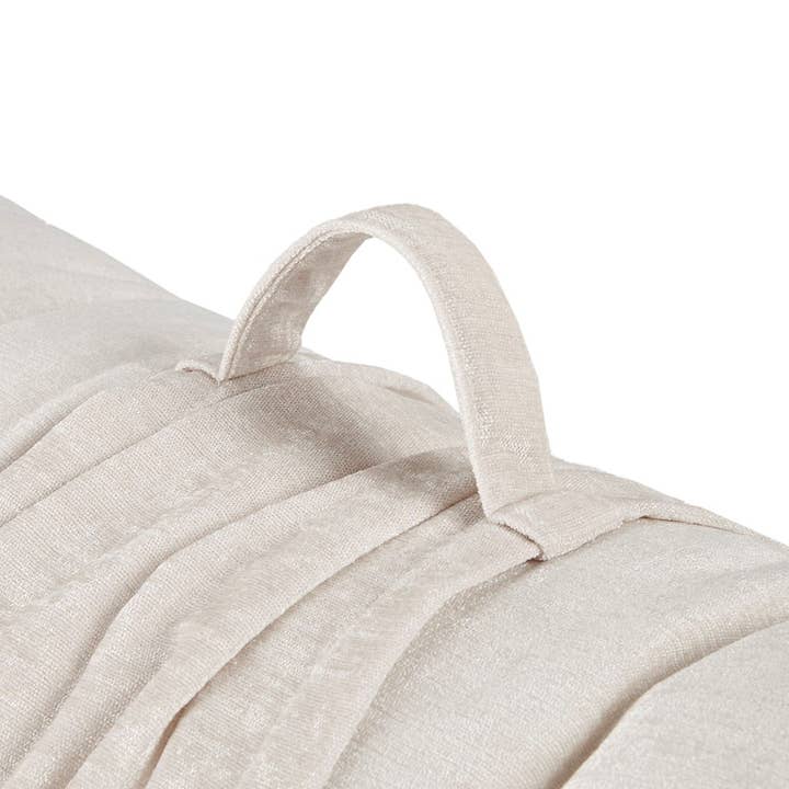 Olliix - Wholesale Chair Cushion - Light Weight Foldable Lounge Floor Pillow Cushion, Ivory