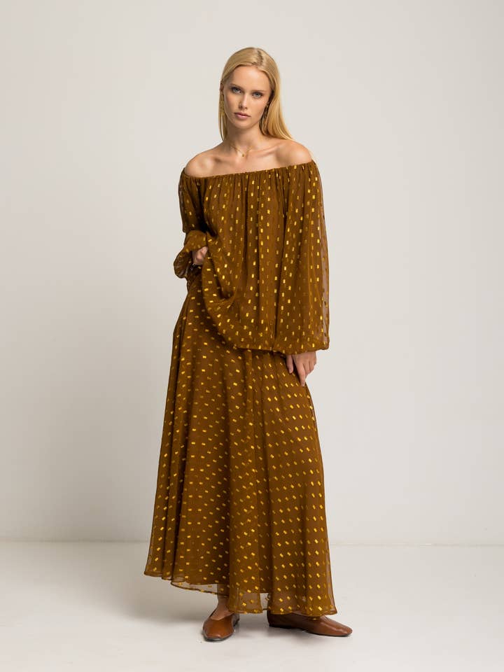 Sintra off-the-shoulder blouse for wholesale by NIZA