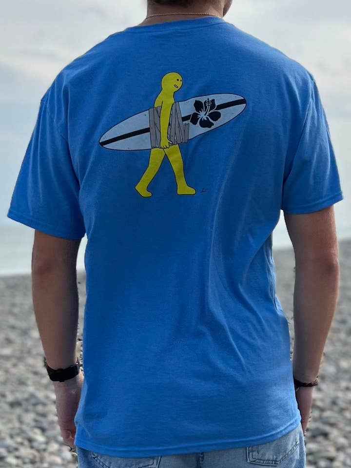 Rad Dude Surfer Tee for wholesale by Kona Brand